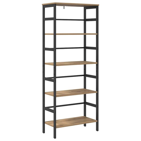 vidaXL Libreria Rovere artigianale 60 x 29,5 x 149 cm