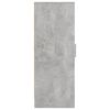 vidaXL Scarpiera Grigio Cemento 32x35x92 cm in Truciolato