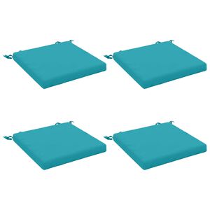 vidaXL Cuscini per Sedia in 4 Pezzi SOEST 4 pz 100% Poliestere