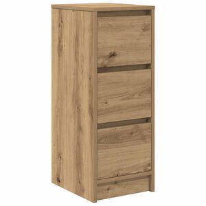 vidaXL Credenza Rovere Artigianale 29,5x34x76 cm in Legno Multistrato