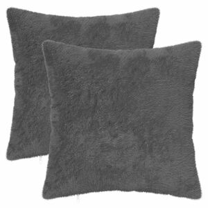 vidaXL Federa 2 pz HEERLEN Grigio Scuro 35 x 35 cm