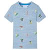 Maglietta da Bambino Blu M&eacute;lange 140