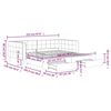 vidaXL Divano Letto Estraibile Cassetti Verde Scuro 100x200cm Velluto