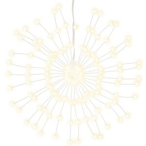 vidaXL Illuminazione di Natale Galassia 140 LED Bianco Caldo 17 cm