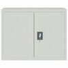 vidaXL Armadio Classificatore Grigio Chiaro 90x40x70 cm in Acciaio