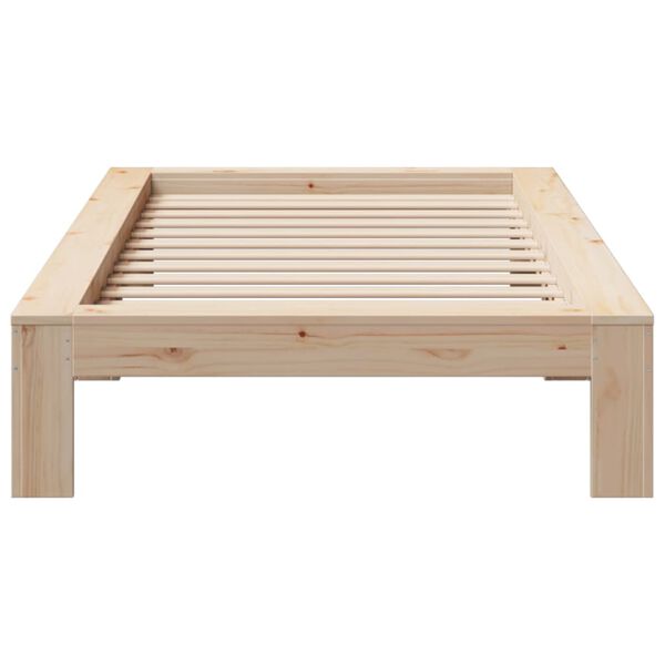 vidaXL Letto senza Materasso 90x200 cm in Legno Massello di Pino