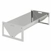 vidaXL Abbeveratoio per bestiame Argento 108 x 50 x 28 cm