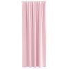 vidaXL Tende Blackout con Anelli 2 pcs Rosa baby 225 x 140 cm