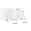 vidaXL Mobile a Parete Bianco 60x36,5x35 cm in Legno Multistrato