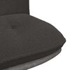 vidaXL Sedia da Ufficio Girevole Riccio Grigio Scuro Effetto Lana