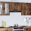 vidaXL Pensile da Cucina Lucca Rovere Fumo in Legno Multistrato