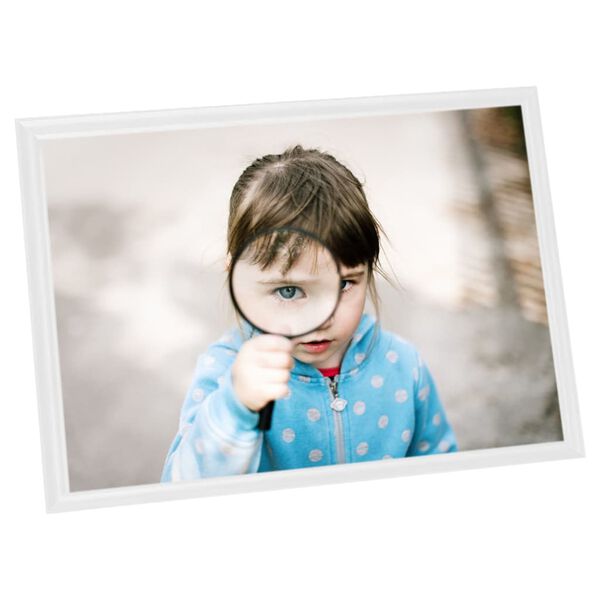 vidaXL Cornici Foto Collage 3 pz per Tavolo Bianche 15x21 cm in MDF