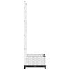 vidaXL Fioriera da Giardino con Graticcio Bianco 40x40x121,5 cm PP
