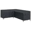 vidaXL Copertura per mobili 250 x 180 x 80 cm Tessuto Oxford 420D Nero
