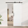 vidaXL Porta scorrevole ORKDAL Bianco 73,5 x 211 cm Pino massello