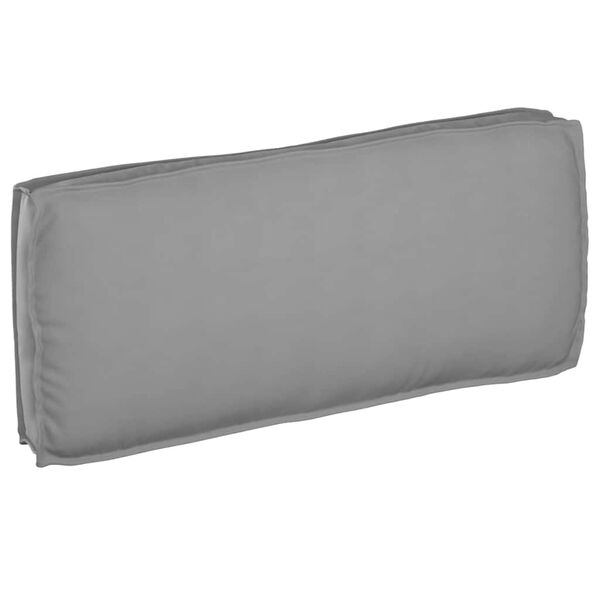 vidaXL Cuscino Grigio 120 x 50 x 12 cm Tessuto Oxford