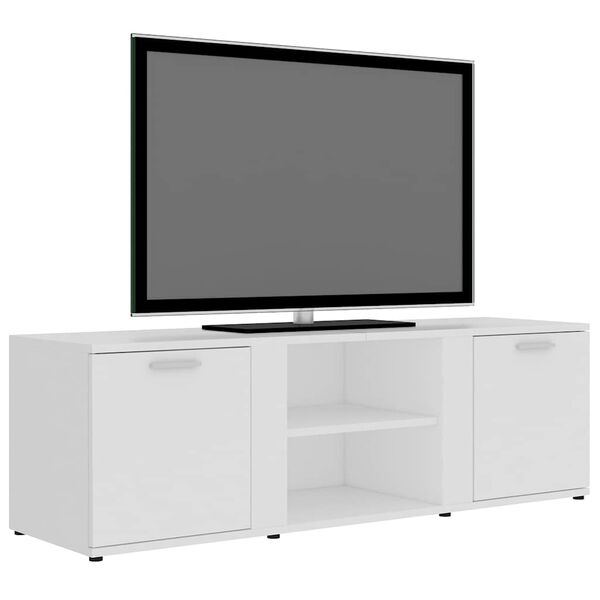 vidaXL Mobile Porta TV Bianco 120x34x37 cm in Legno Multistrato
