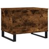 vidaXL Tavolino da Salotto Rovere Fumo 60x44,5x45 cm Legno Multistrato