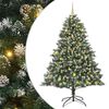 vidaXL Albero di Natale artificiale con 300 LED Verde 210 cm