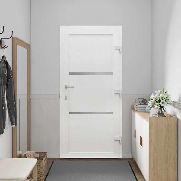 vidaXL Porta Frontale Bianco PVC