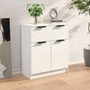 vidaXL Credenza Bianco Lucido 60x30x70 cm in Legno Multistrato
