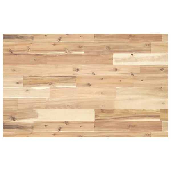 vidaXL Piano Tavolo Rettangolare 140x50x4cm Legno Massello di Acacia