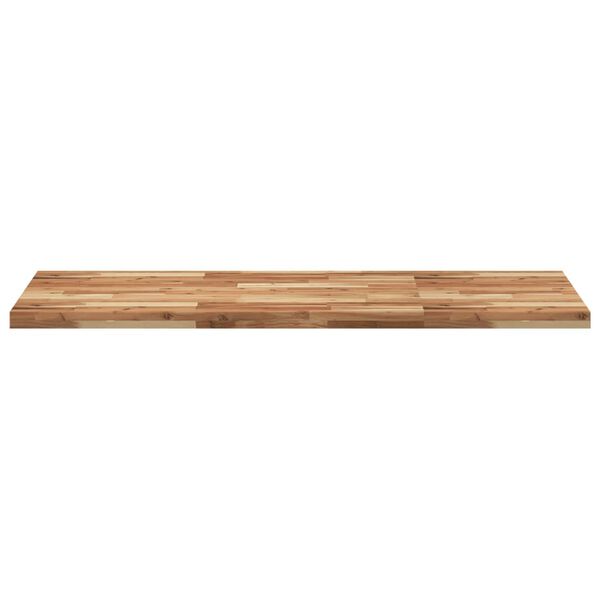 vidaXL Piano Tavolo Rettangolare 140x60x4 cm Legno Massello di Acacia