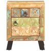 vidaXL Comodino 40x30x50 cm in Legno Massello di Recupero