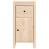 vidaXL Credenze 2 pz 40x35x80 cm in Legno Massello di Pino