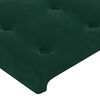 vidaXL Testiera ad Orecchio Verde Scuro 83x23x78/88 cm in Velluto