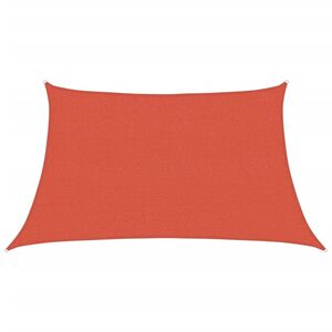 vidaXL Vela Parasole 160 g/m&sup2; Terracotta 3/4x2 m in HDPE