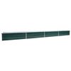 vidaXL Letto Rialzato Giardino in Acciaio Zincato 600x80x45 cm Verde