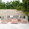 vidaXL Set Divani da Giardino 6 pz in Legno Massello Abete Douglas