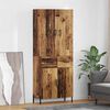 vidaXL Credenza Legno vecchio 69,5 x 34 x 180 cm Legno multistrato