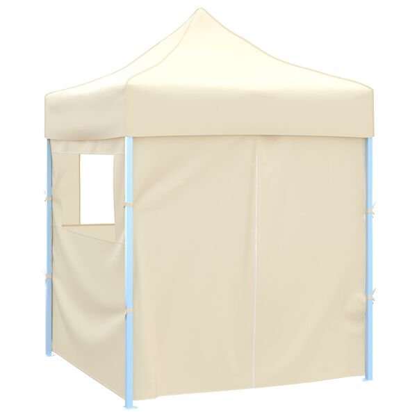 vidaXL Tenda Party Crema 200 x 200 x 315 cm Tessuto Oxford