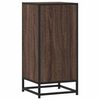 vidaXL Credenza Rovere Marrone 35,5x35x76 cm in Truciolato e Metallo