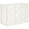 vidaXL Copertura per condizionatore d'aria Bianco 110 x 50 x 80 cm