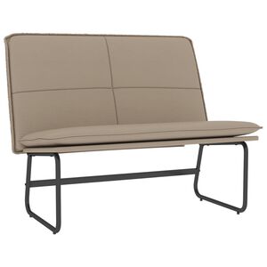 vidaXL Panca Cappuccino 100x75x76 cm in Similpelle