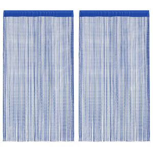 vidaXL Tende a Filo 2 pz 100x250 cm Blu