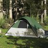 vidaXL Tenda da Campeggio a Cupola per 6 Persone Verde Impermeabile