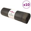 vidaXL Sacchetti per Cestini con Coulisse 250 pz Neri 120 L