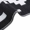 vidaXL Tappeto da esterno ARAKIL Bianco e nero 300 x 400 cm PP