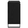 vidaXL Credenza Rovere Nero 60 x 35 x 70 cm Legno multistrato