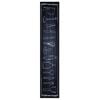 vidaXL Tappeto da Cucina Nero 300 x 60 cm Velluto
