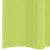 vidaXL Tende in Voile con Tasche per Aste 2 pz Verde Mela