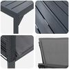 vidaXL Set da Pranzo per Giardino 7 pcs Antracite polyrattan