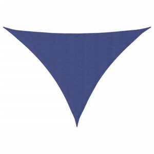 vidaXL Parasole a Vela Oxford Triangolare 2,5x2,5x3,5 m Blu