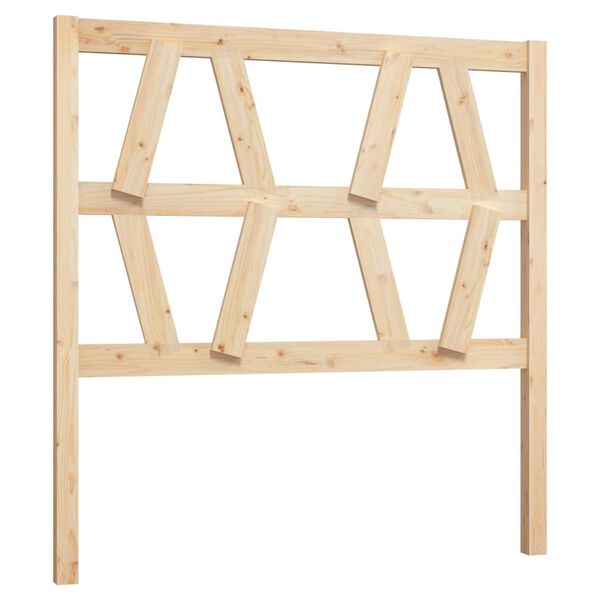 vidaXL Testiera per Letto 96x4x100 cm in Legno Massello di Pino
