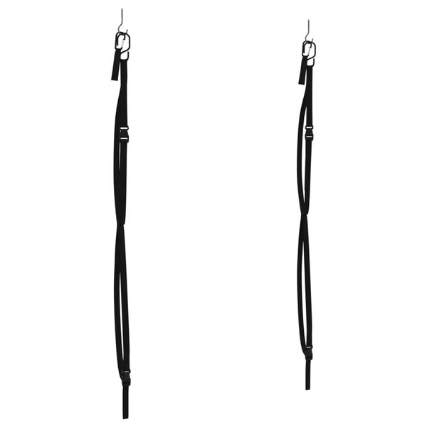 vidaXL Cinghie Doppie per Riporre il Kayak con Clip per Pagaia 50 kg