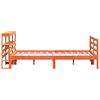 vidaXL Letto senza Materasso Marrone Cera 150x200 cm in Legno di Pino